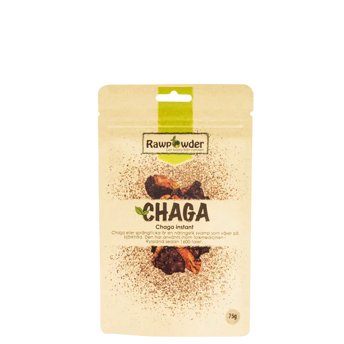 Chagapulver Instant Extrakt 40% 75g Rawpowder