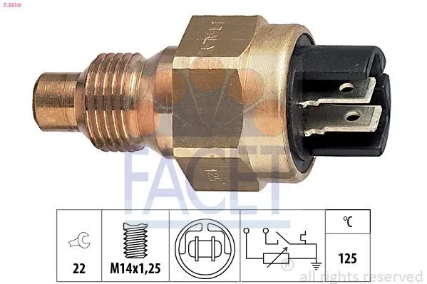 Kylvätsketemperatursensor FACET 7.3510
