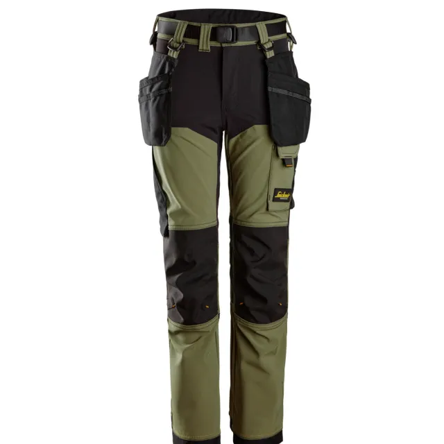 STRETCHBYXA JUNIOR AW KHAKI GRÖN/SVART STL 146 | Beijerbygg Byggmaterial