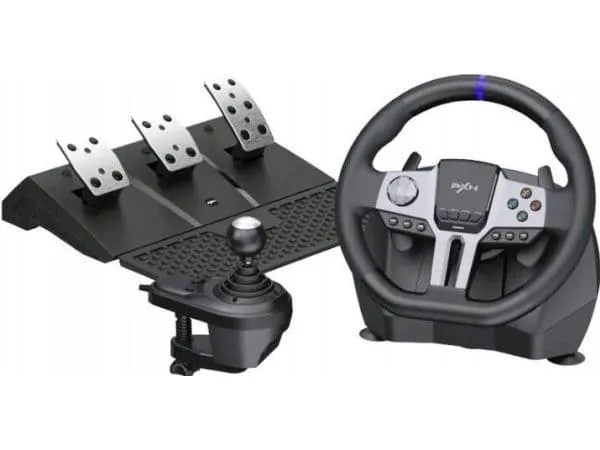 PXN Gaming Wheel -V9Gen2 – Wired Steering wheel & Pedal set – Sony PlayStation 4