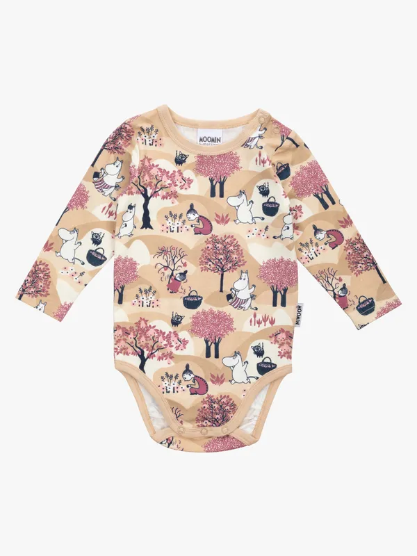 Moomin by Martinex Fruktskörd Body, Beige, 86, Bebiskläder