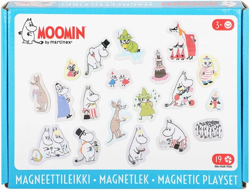 Magnetfigurer 19 delar Mumin