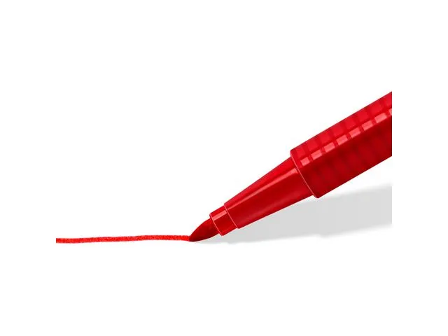 Fiberspetspenna TRIPLUS sorterade färger, 1,0mm, 10st