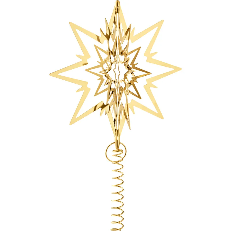 Georg jensen Julgransstjärna Stor Förgylld