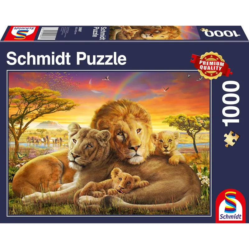 Schmidt Pussel – Kärleksfulla Lejon 1000 bitar