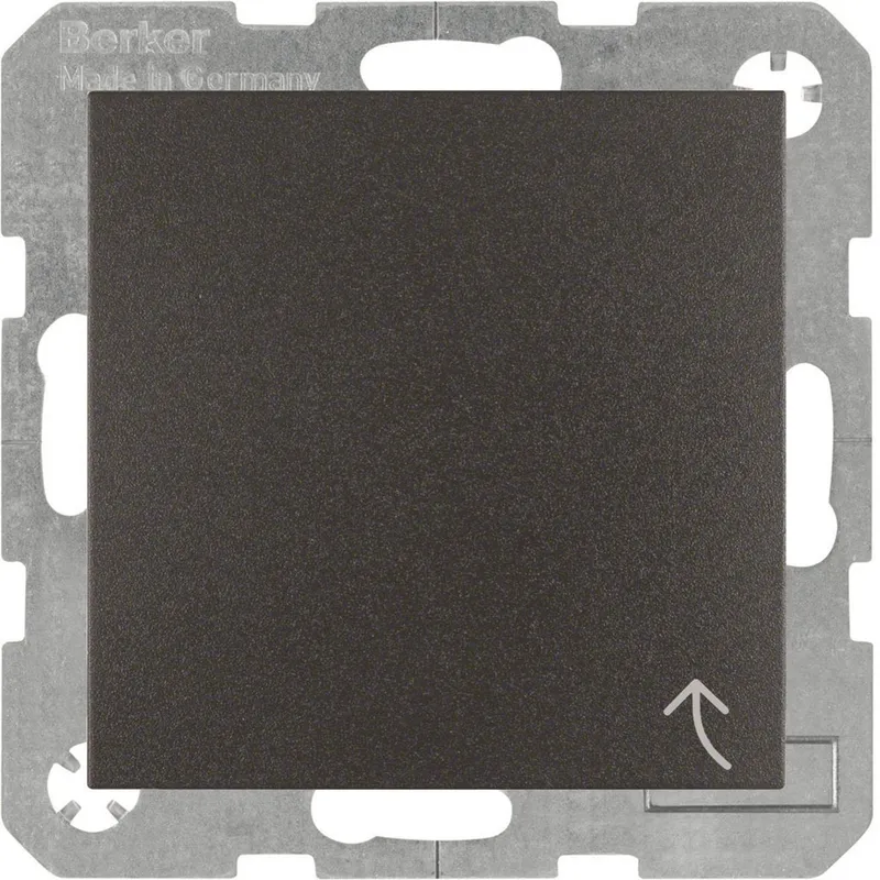 Hager 47241606 Vägguttag 1 vägs, 16 A Antracitgrå, 50-60 Hz