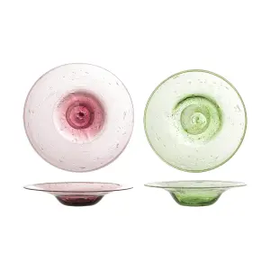Bloomingville Sunil assiett 2-pack Grön