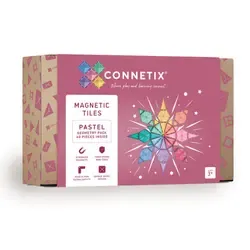 Connetix Magnetiska Byggklossar Pastel Geometry Pack 40 Delar