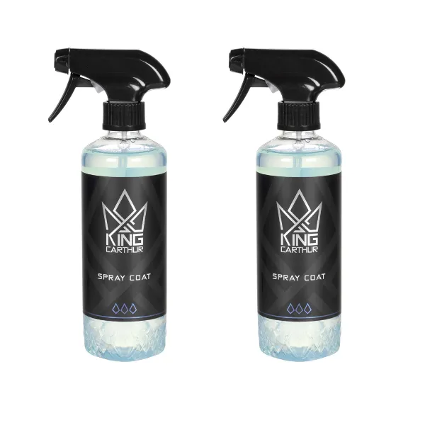 Rengörande Snabbvax KING CARTHUR Quick Detailer + Spot Remover, 500 ml, 2 x 500 ml