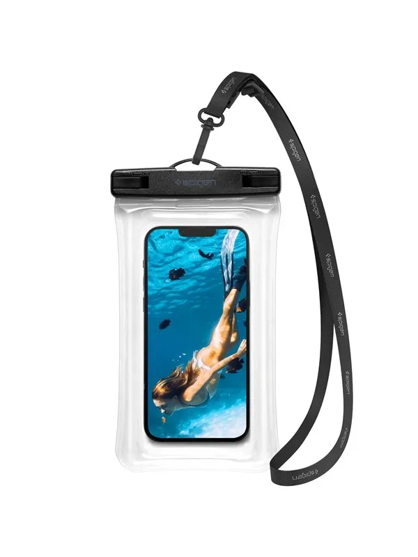 Spigen Universala Vattentät Mobilväskor A610 - Crystal Clear