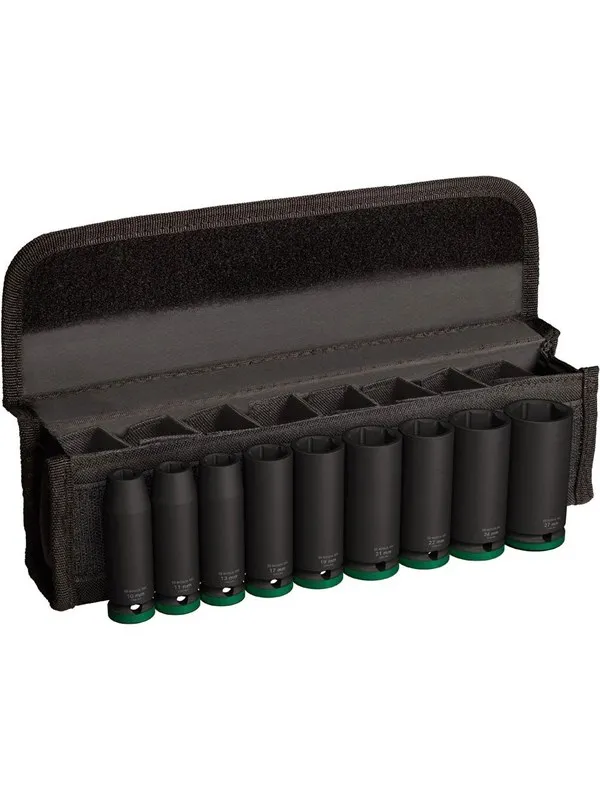 Bosch Impact Socket Set 1/2t 10-27mm L77MM 9 Pcs