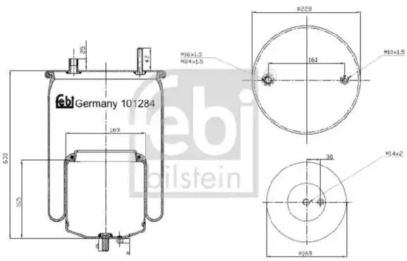 Luftbälg FEBI BILSTEIN 101284