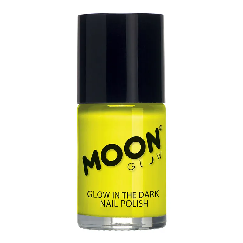 Moon Creations Självlysande Nagellack - Gul