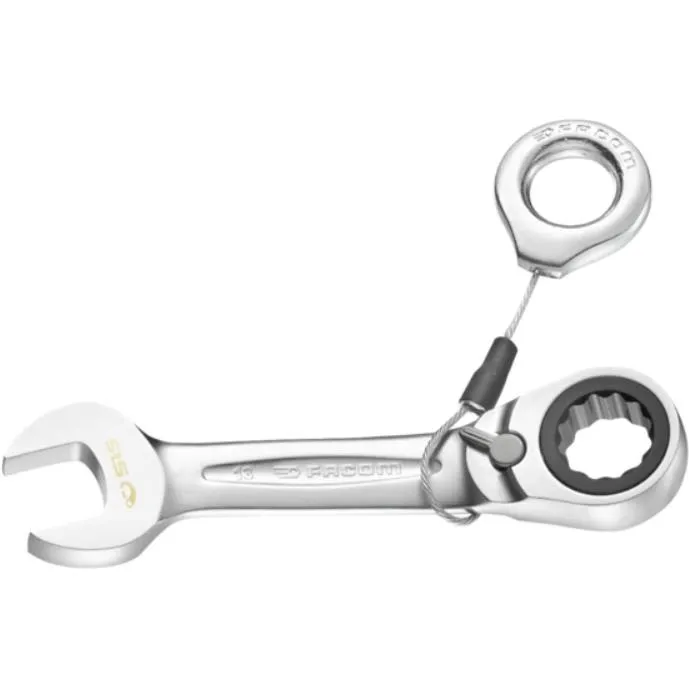 Facom 467S.13SLS U-ringnyckel med spärr och kort skaft 13 mm, längd: 108,5 mm