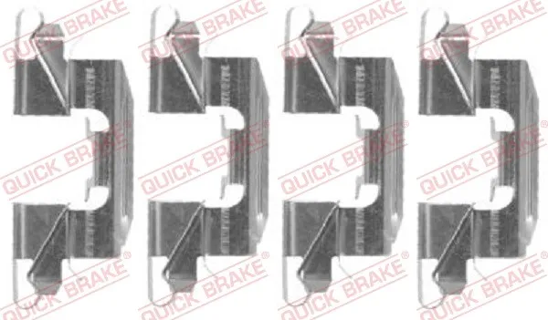 Monteringssats, bromsbelägg QUICK BRAKE 109-1720