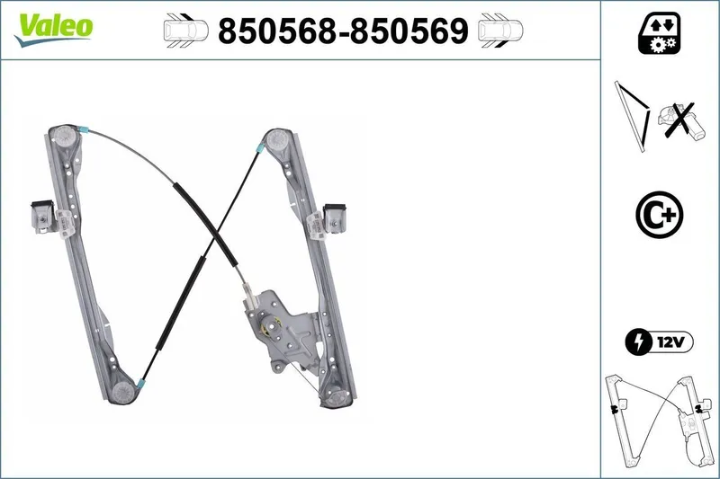 VALEO 850568 Fönsterhiss