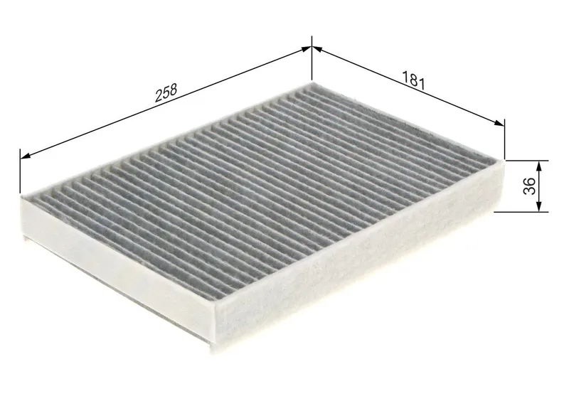 Kupéfilter BOSCH 1 987 435 573
