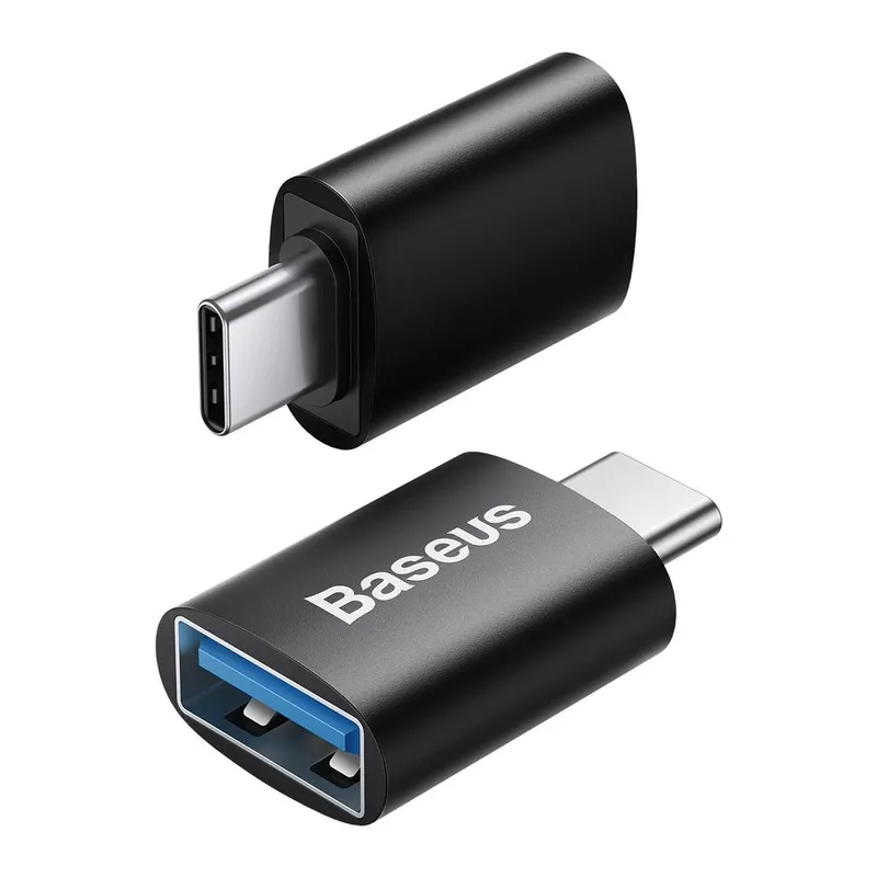 Baseus Ingenuity USB-C to USB-A adapter OTG (Black) USB Hub – 1 – Svart