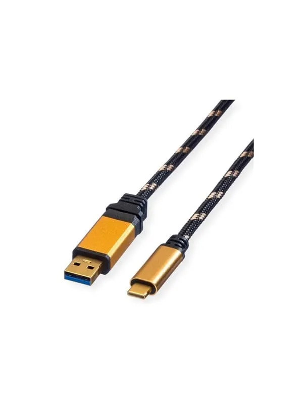 Roline Gold - USB-C cable - USB Type A to USB-C - 1 m