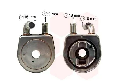 Oljekylare VAN WEZEL 09003284