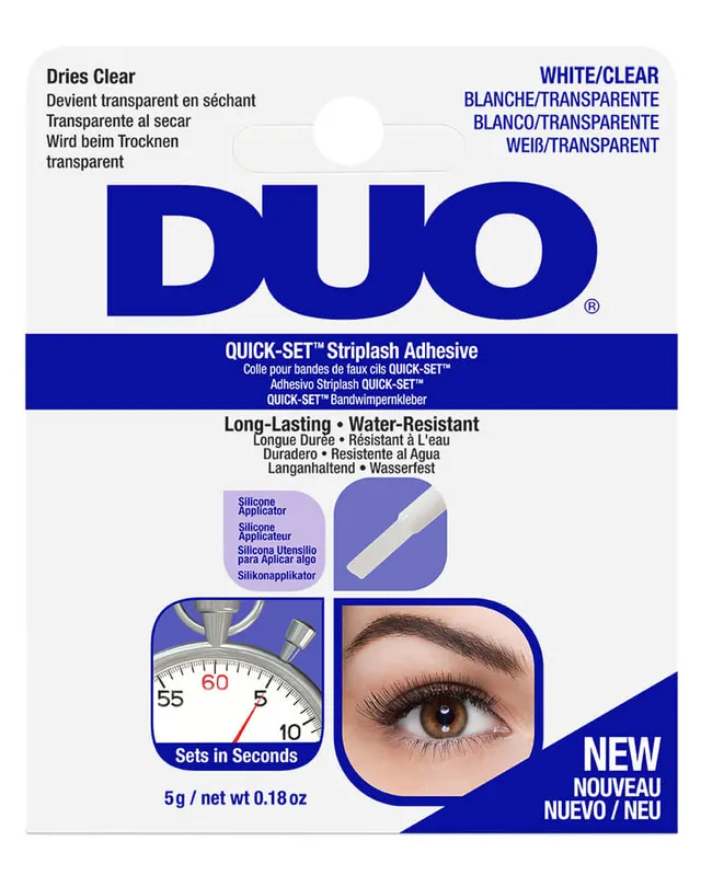 Andrea DUO Quick-set Brush-on Adhesive Clear 5 g