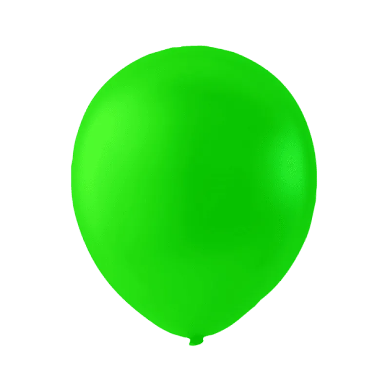 Ballonger neon grön 100-pack