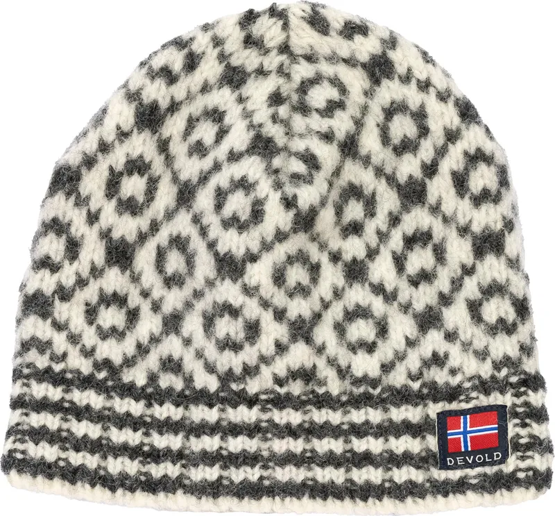 Devold Svalbard Wool Beanie Offwhite/anthracite