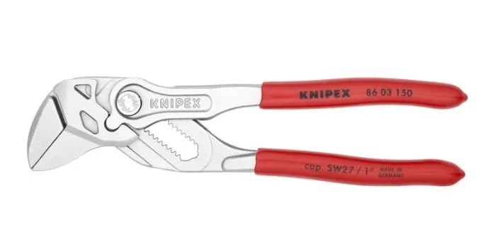 KNIPEX Mini – Tong- och spårtång – 150 mm – max. öppning: 27 mm