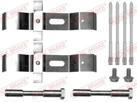 Monteringssats, bromsbelägg QUICK BRAKE 109-0072