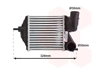 Intercooler VAN WEZEL 17004309