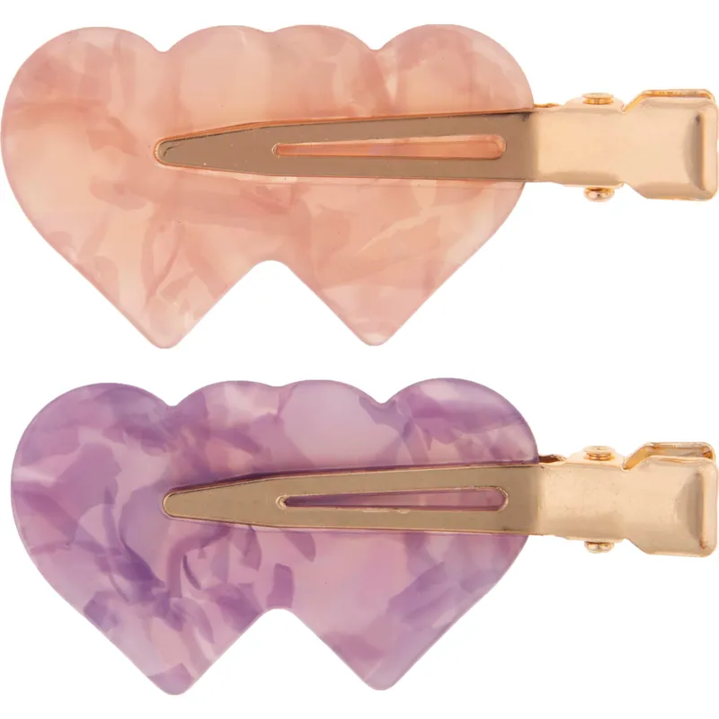 Dazzling Styling Hair Clip Valentine 2 pcs