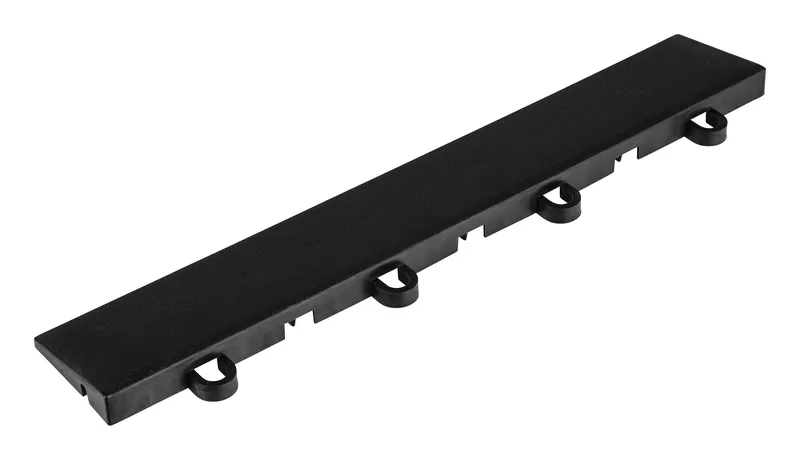 PELA 532238 Kantlist till garagegolv, 10-pack Svart