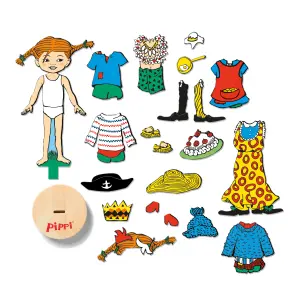 Pippi Magnetdocka Ombyte