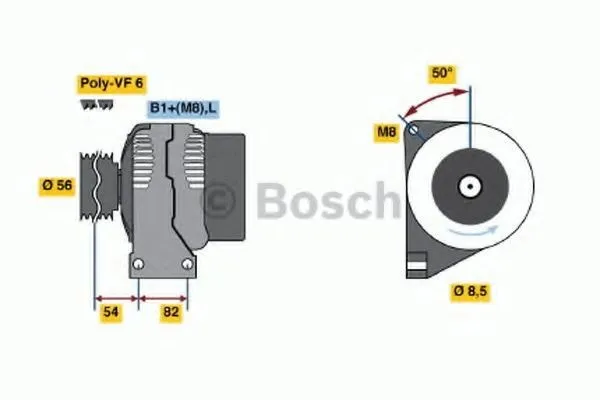 Generator BOSCH 0 986 041 740