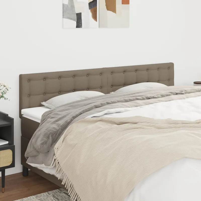 vidaXL Sänggavlar taupe 180x5x78/88 cm tyg (#3443)