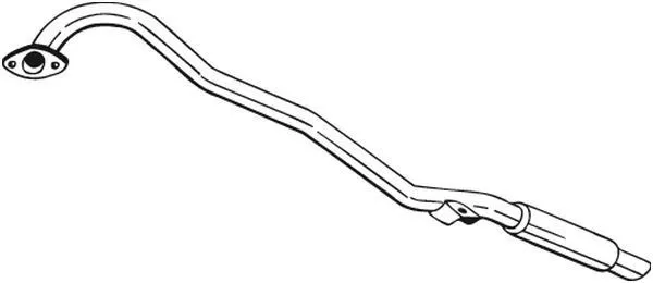 Bakre ljuddämpare BOSAL 278-549