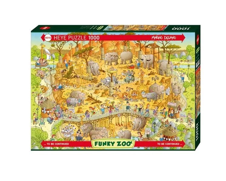 Pussel – Degano: Afrika Zoo 1000 Bitar