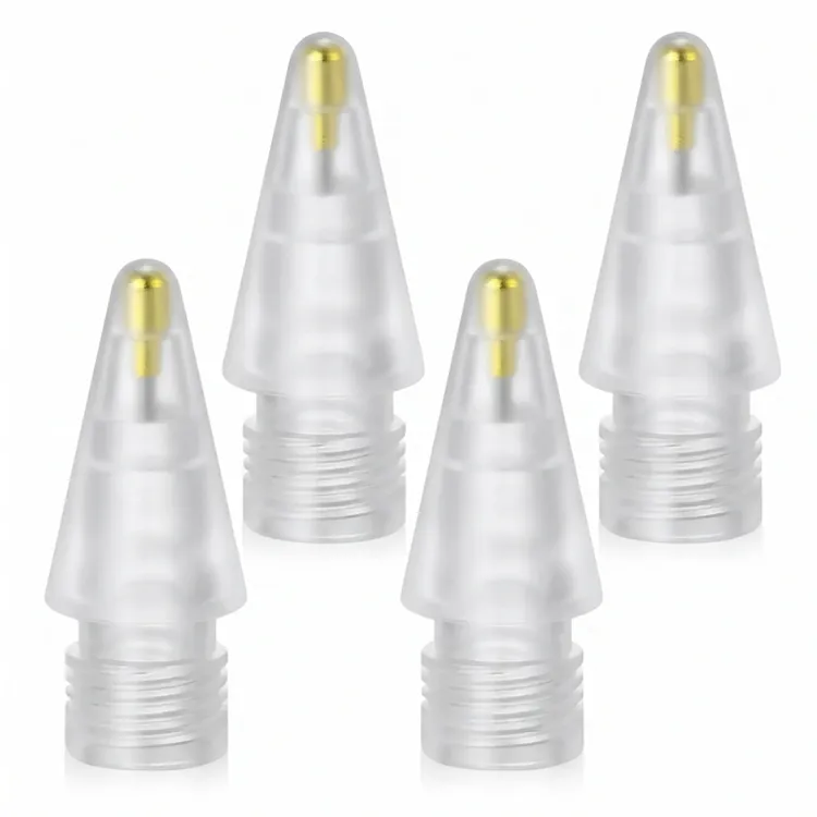 Tech-Protect Stylus Tips 4-Pack Interchangeable Tips for Apple Pencil - Transparent
