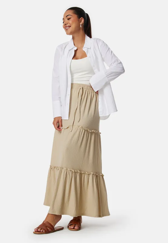Flounce Maxi Skirt (#2977)