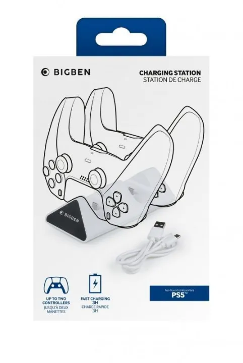 BigBen Interactive Charging Station for 2 Controllers (PS5) – Miscellaneous Tillbehör till spelkonsol – Sony PlayStation 5