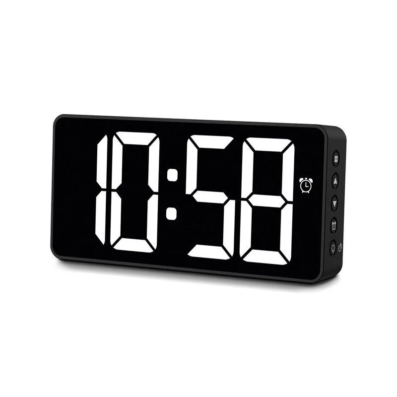 Hama Bali väckarklocka med temperaturvisning, 00185896, nattläge, svart