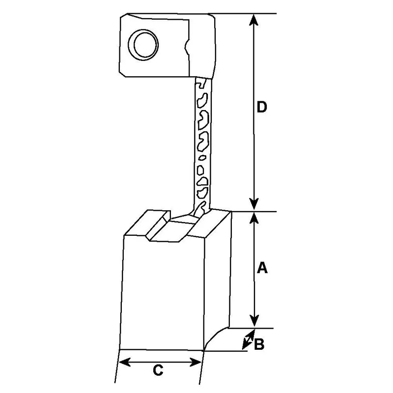 Kolborste, startmotor HC-Cargo F 032 142 037