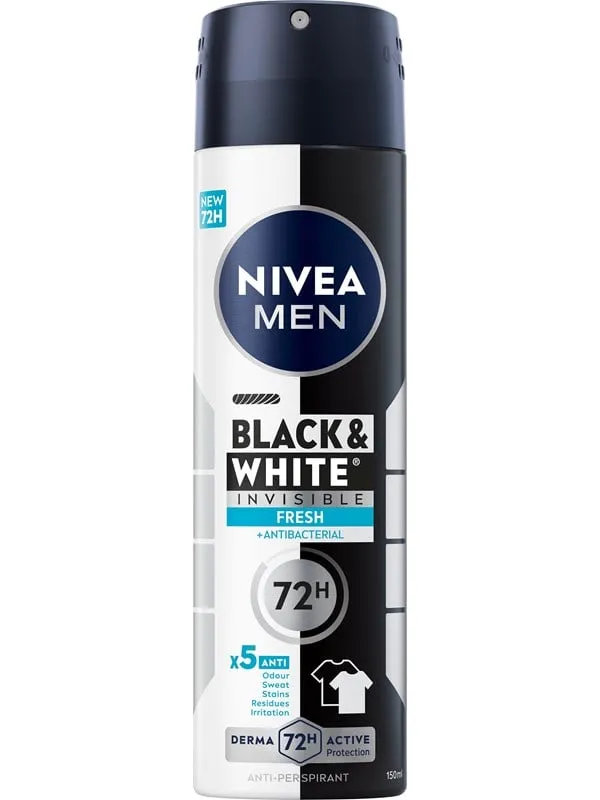 NIVEA MEN Black & White Fresh Spray 150 ml