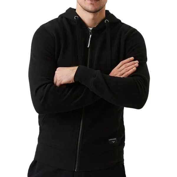 Björn Borg Centre Zip Hood Helsvart Medium Herr