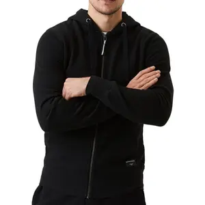 Björn Borg Centre Zip Hood Helsvart Medium Herr