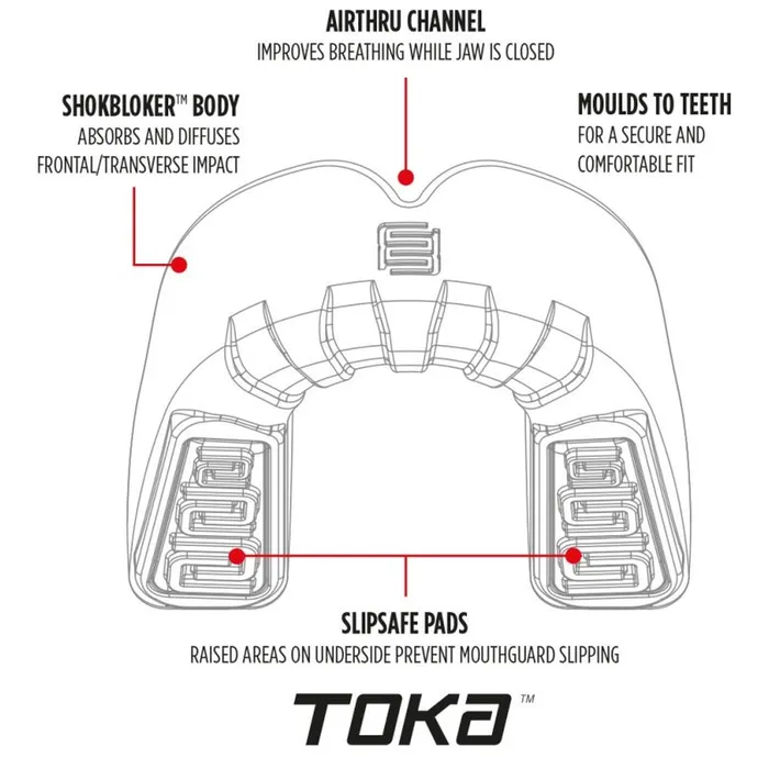 Makura Toka Pro Senior Tandskydd Svart