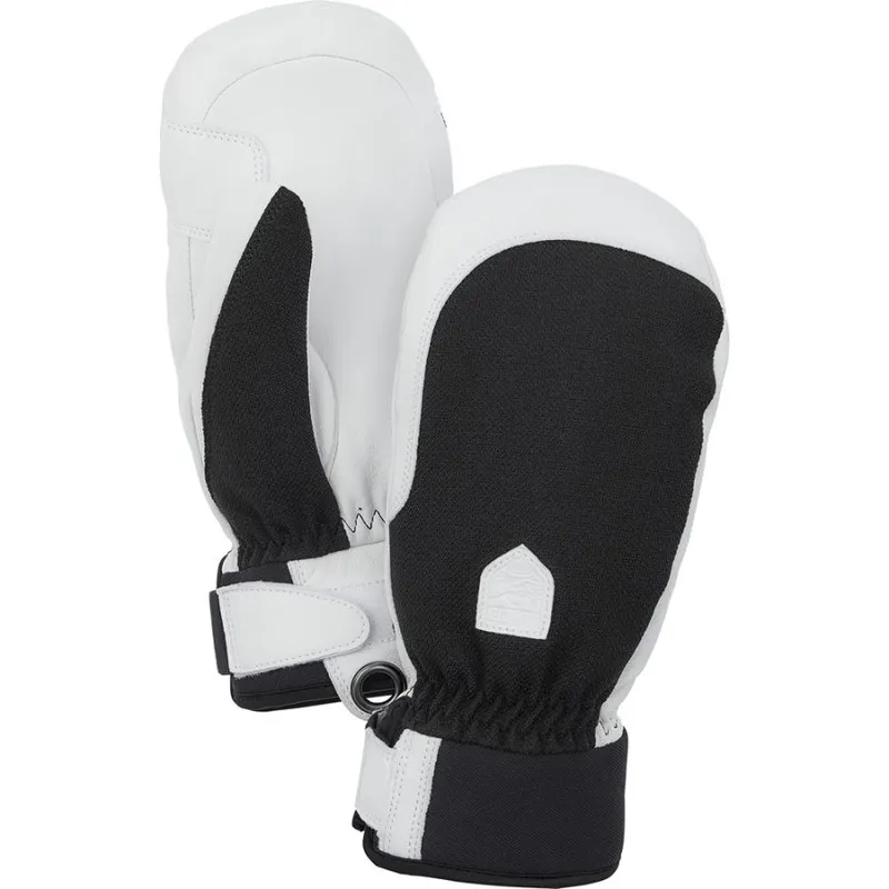Hestra Army Leather Patrol Skidvantar, Dam, Svart