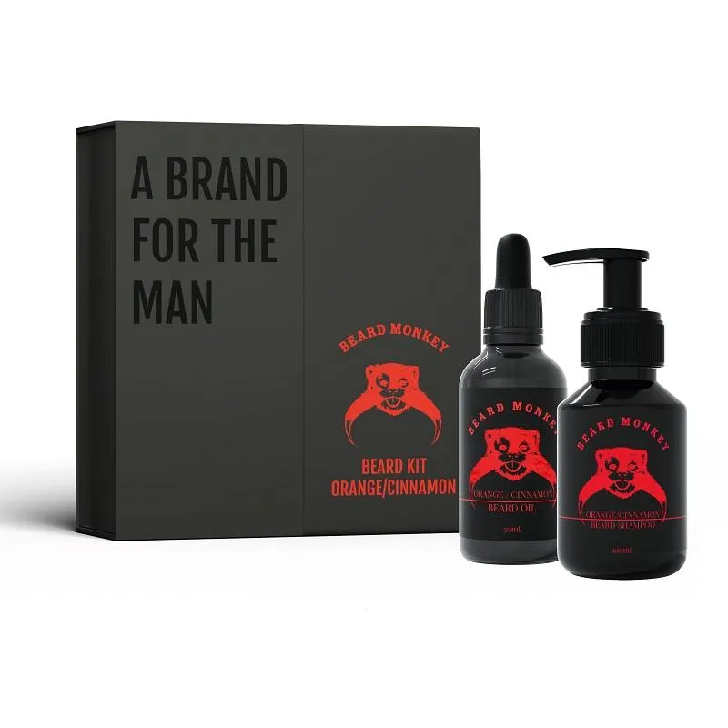 Beard Monkey Orange & Cinnamon Gift Set