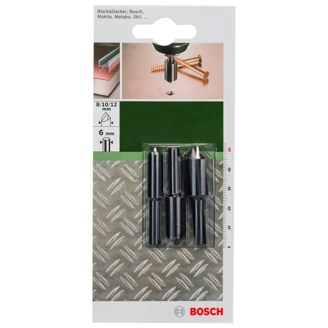 FÖRSÄNKARSET 8/10/12X50MM 90G 3ST | Beijerbygg Byggmaterial