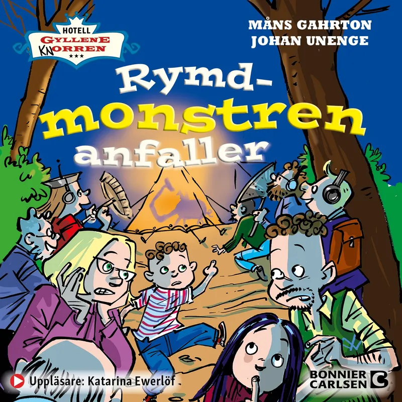 Rymdmonstren anfaller, Ljudbok